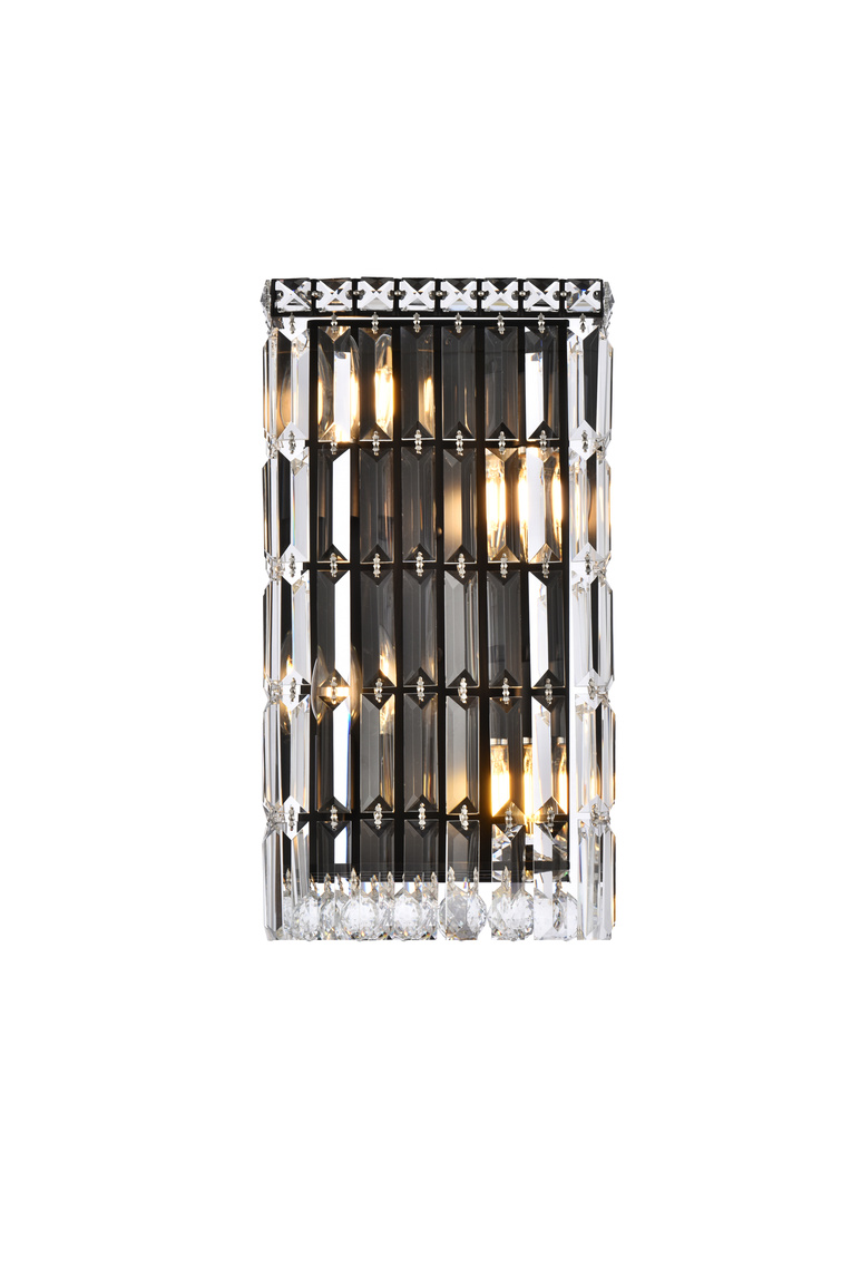 Picture of Elegant Lighting V2032W8BK-RC 8 in. Maxime Wall Sconce, Black