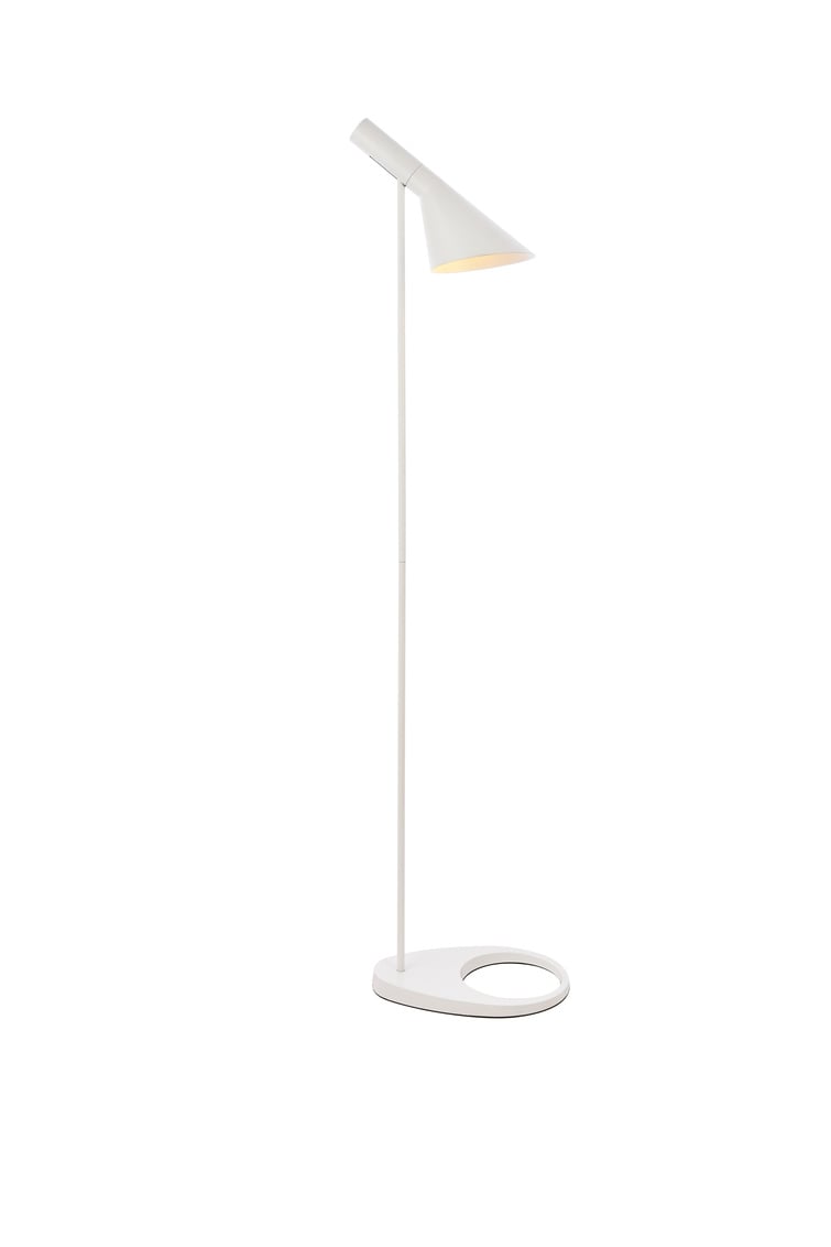 Picture of Living District LD2365WH Juniper 1 Light Floor Lamp, White