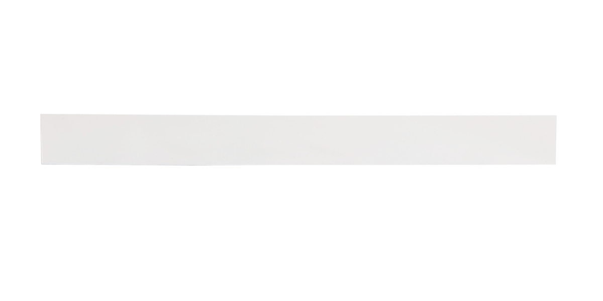 40 in. Backsplash, Ivory White