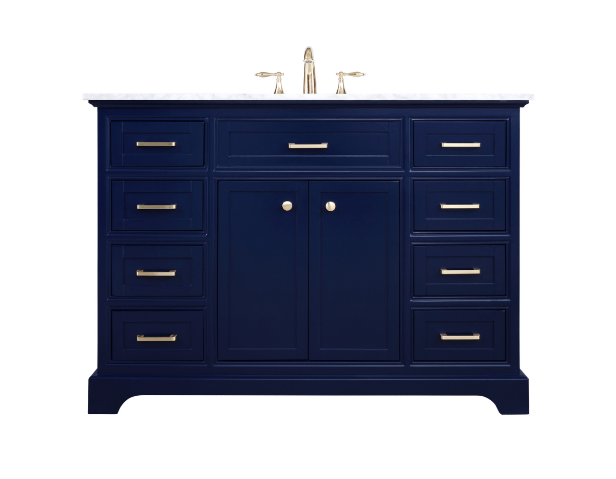 48 in. Single Bathroom Vanity, Blue