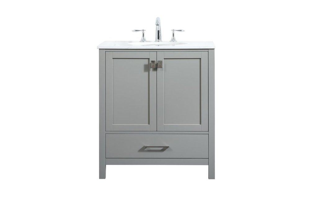 30 in. Irene Single Bathroom Vanity, Grey