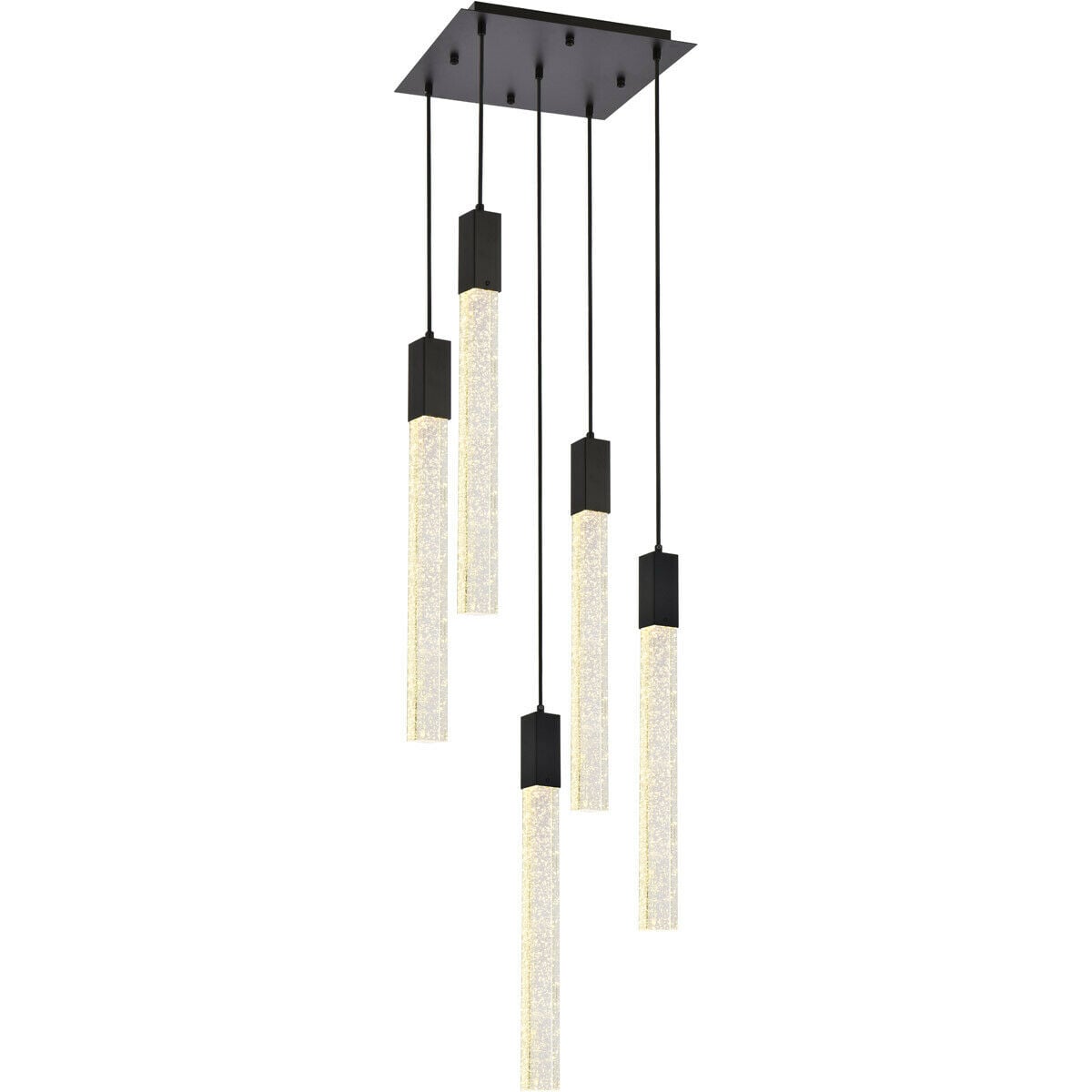 Weston 5 Lights Pendant, Black