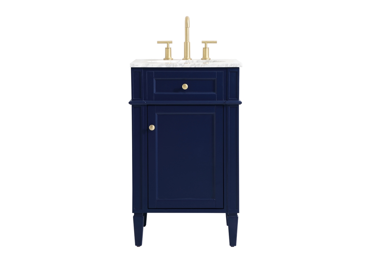 21 in. Single Bathroom Vanity in Blue