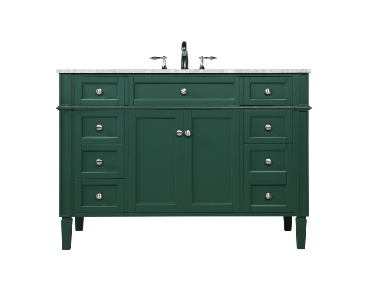 48 in. Single Bathroom Vanity in Green