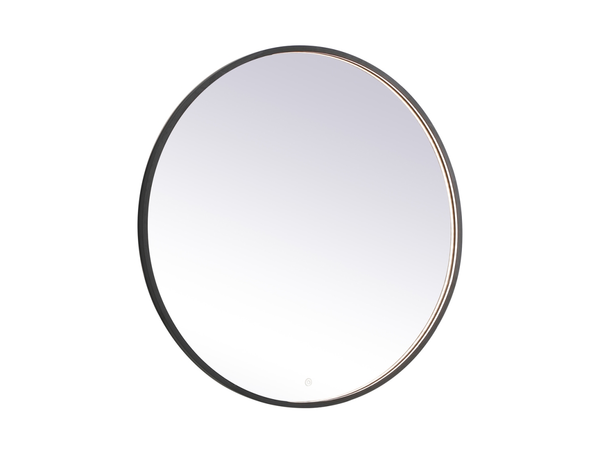 42 in. Pier 3000K, 4200K & 6400K LED Mirror with Adjustable Color Temperature in Black
