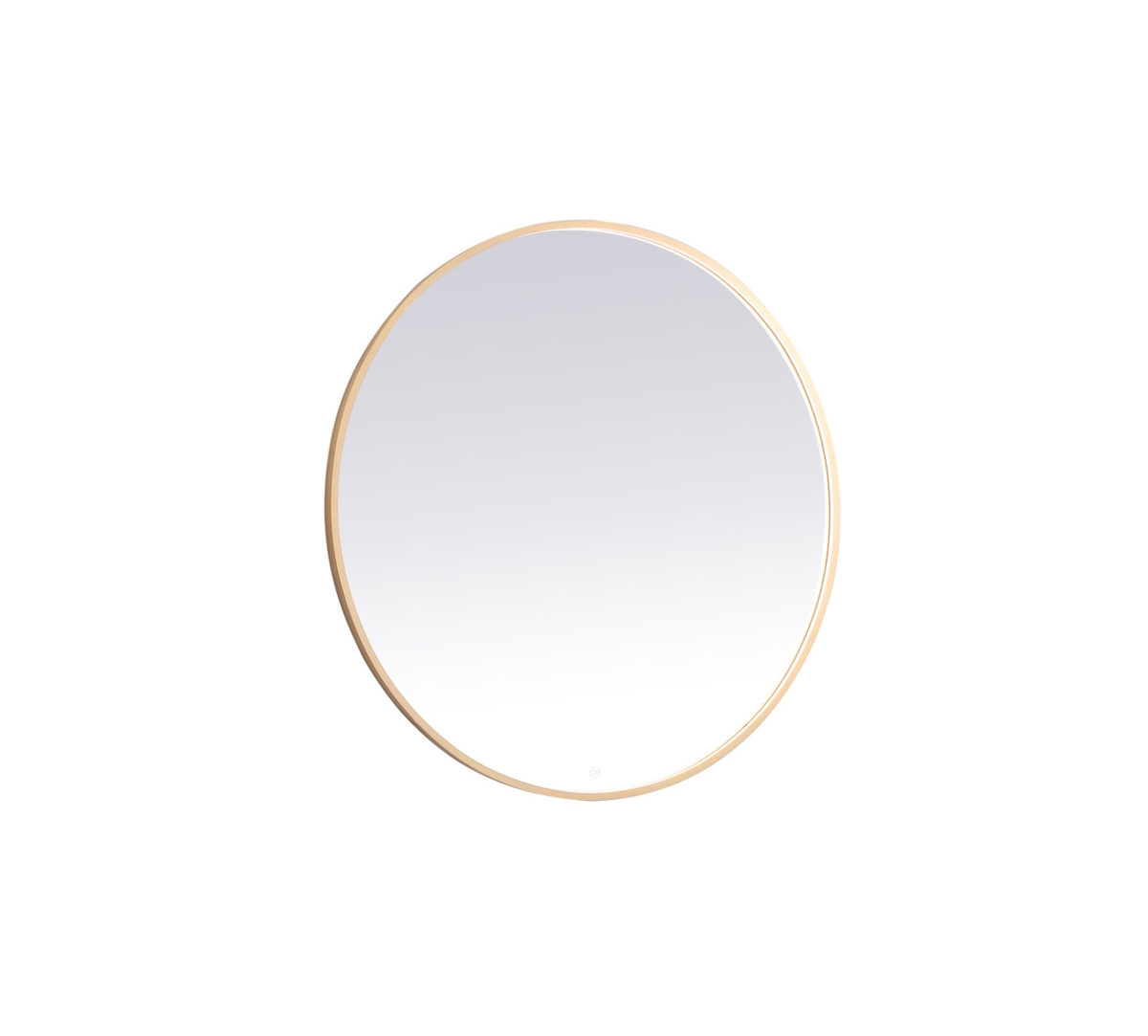 MRE6048BR 48 in. Pier 3000K, 4200K & 6400K LED Mirror with Adjustable Color Temperature in Brass