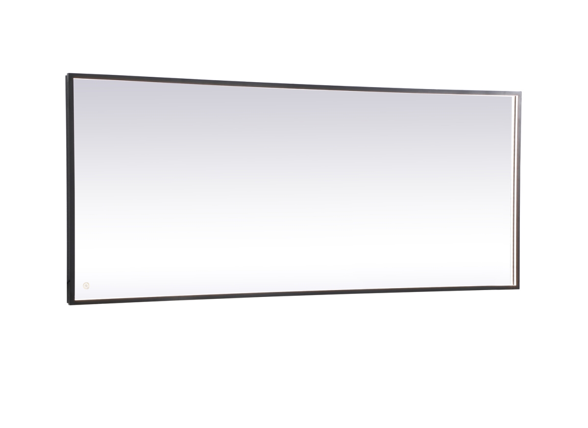 30 x 72 in. Pier 3000K, 4200K & 6400K LED Mirror with Adjustable Color Temperature in Black