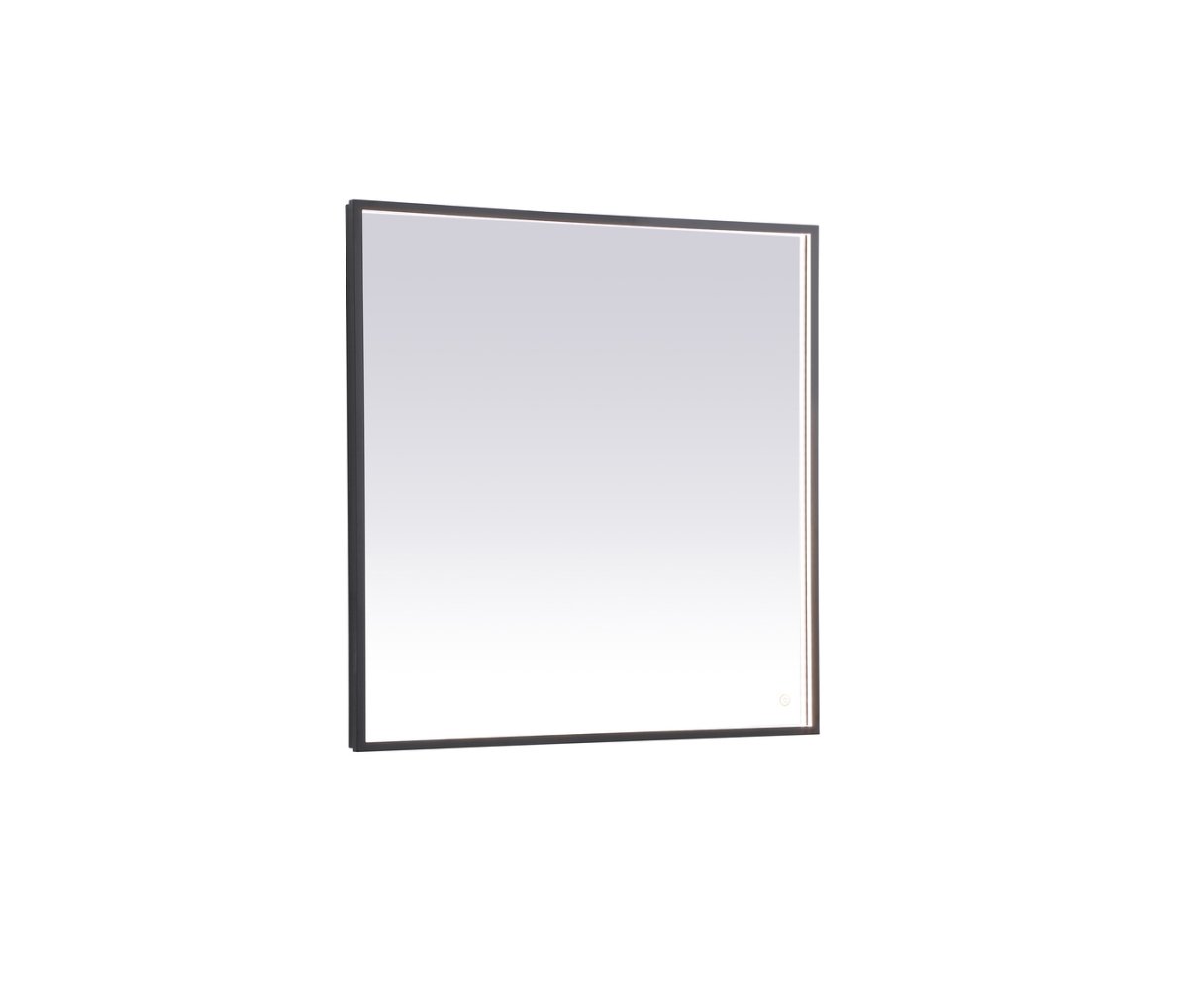 36 x 36 in. Pier 3000K, 4200K & 6400K LED Mirror with Adjustable Color Temperature in Black