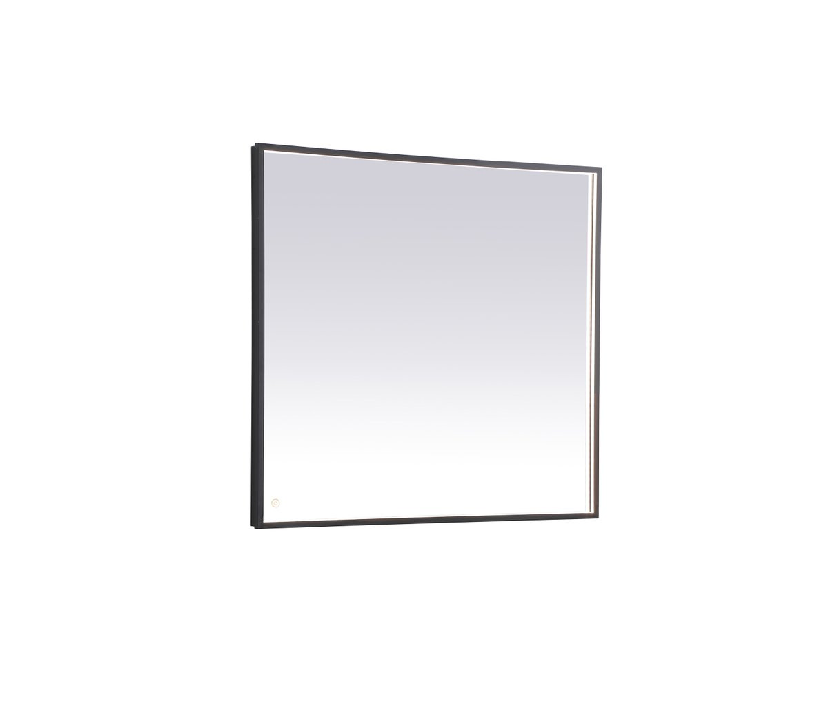 Elegant Lighting MRE63640BK 36 x 40 in. Pier LED Mirror with Adjustable Color Temperature 3000K,4200K & 6400K, Black