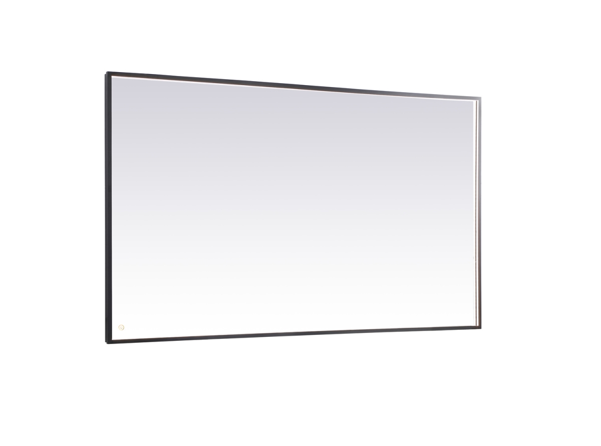 42 x 72 in. Pier 3000K, 4200K & 6400K LED Mirror with Adjustable Color Temperature in Black