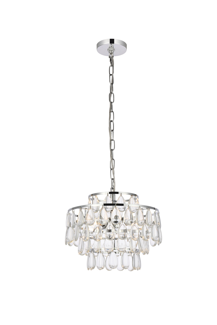 14 in. Mila Pendant in Chrome