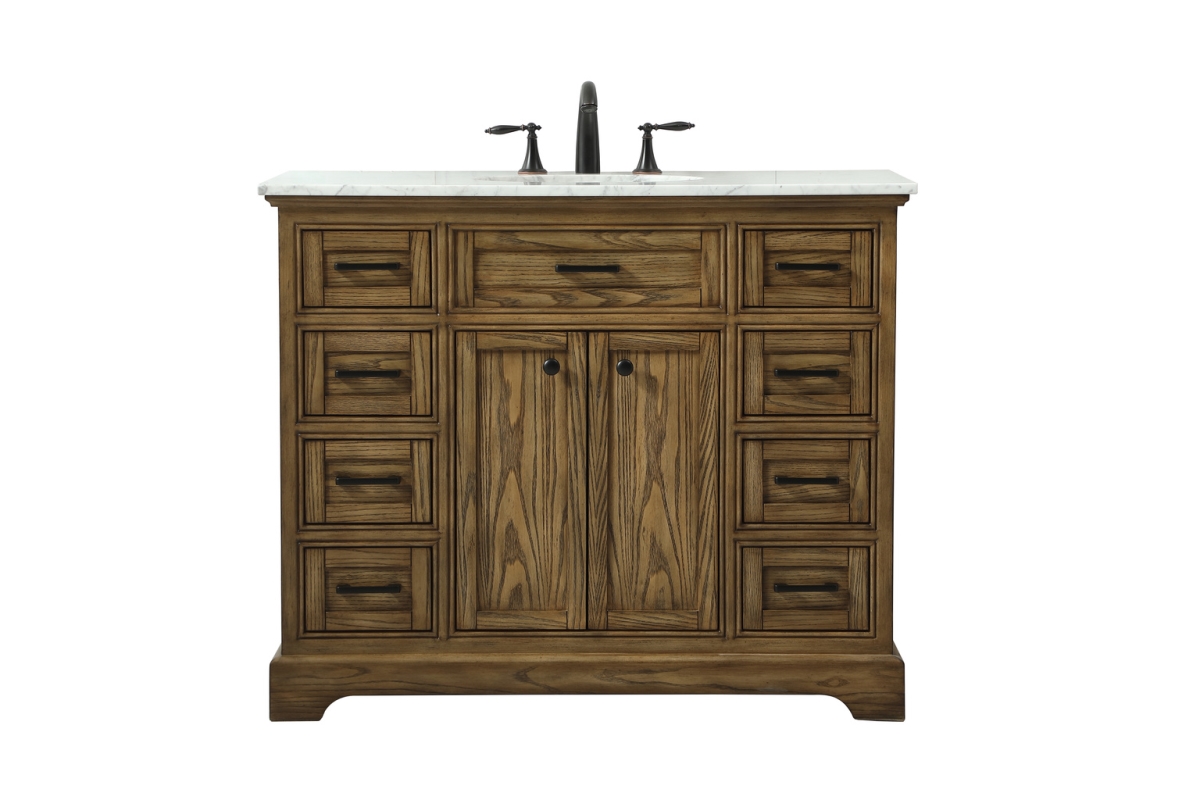 42 in. Single Bathroom Vanity - Driftwood
