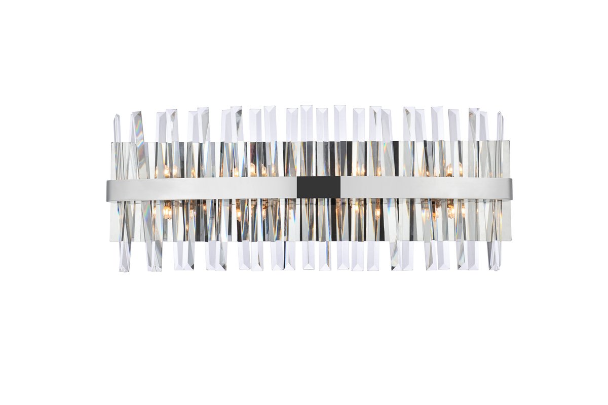 Picture of Elegant Lighting 6200W30C 30 in. Serephina Crystal Bath Sconce&#44; Chrome