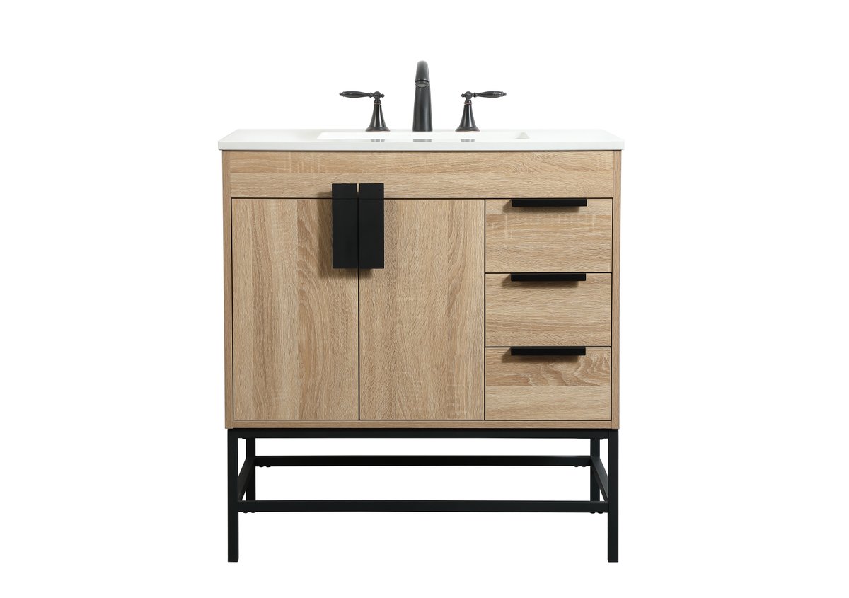 33.5 x 22 x 32 in. Single Bathroom Vanity