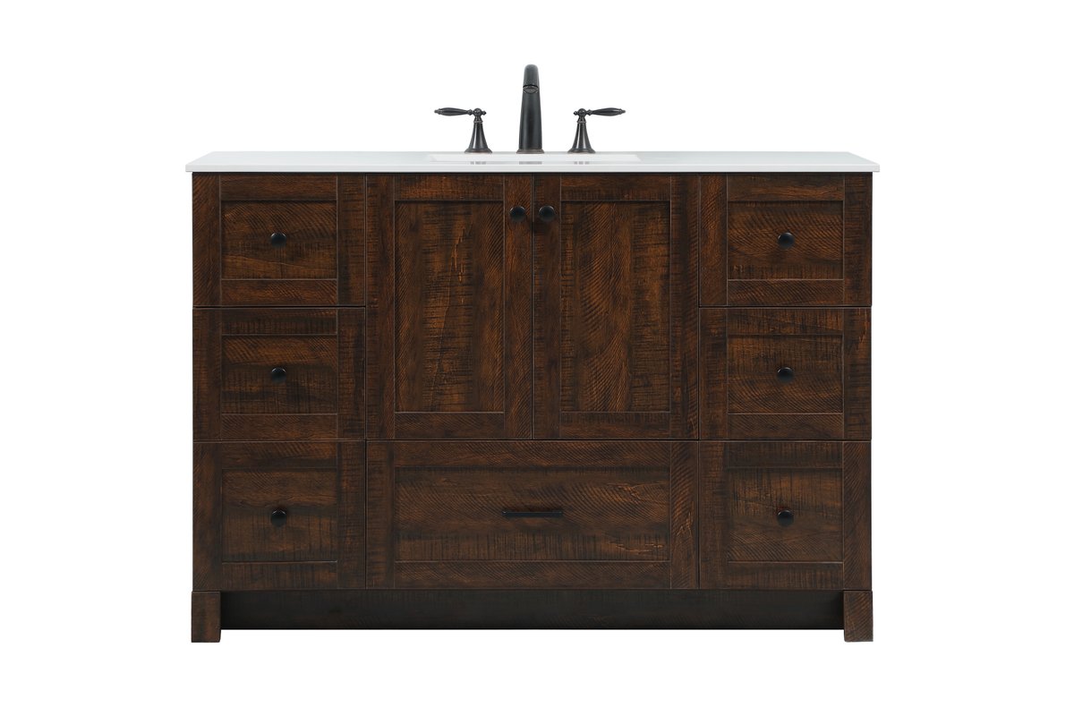 48 in. Single Bathroom Vanity, Expresso
