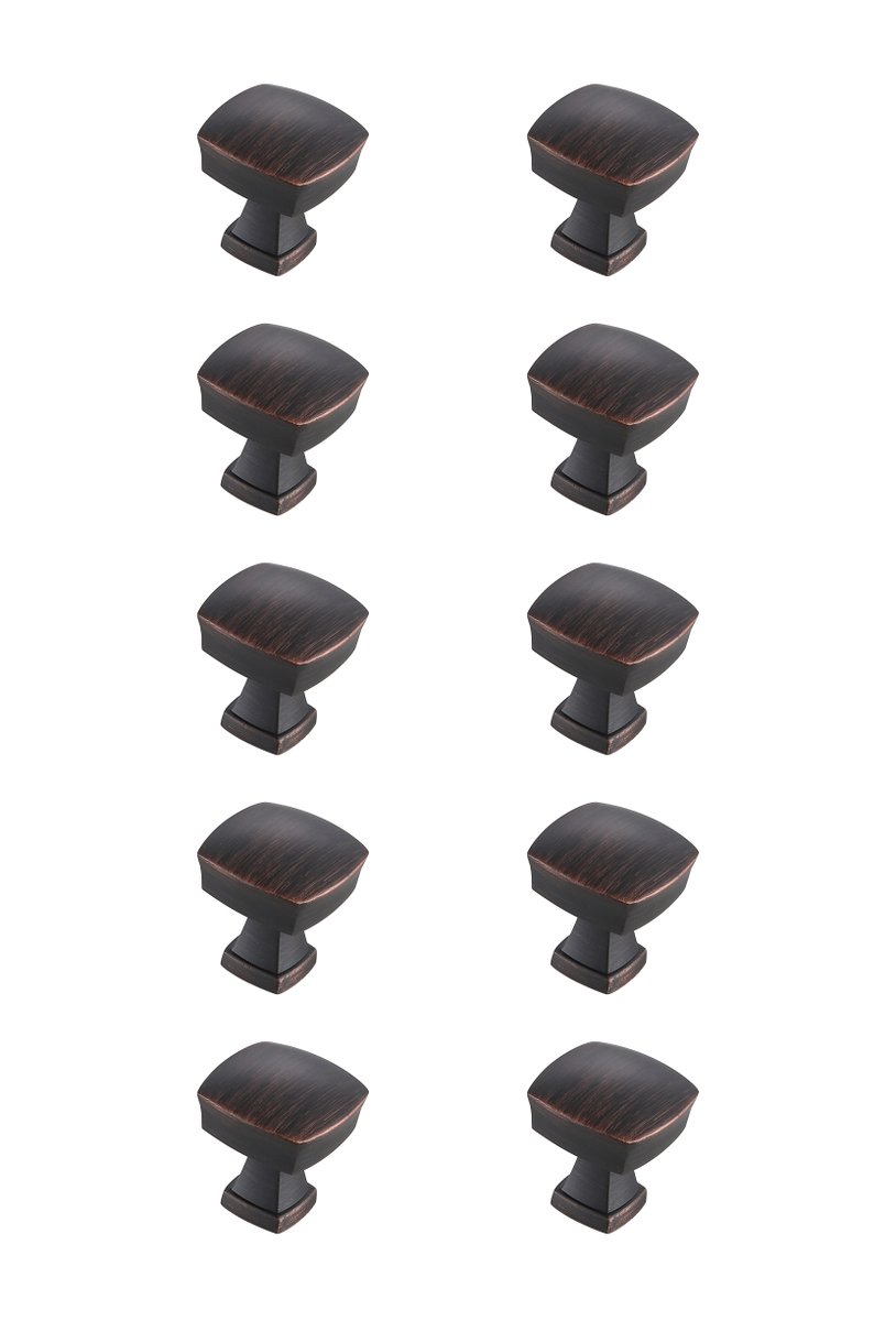 KB2022-ORB-10PK 1.3 in. Irvin Oil-Rubbed Bronze Square Knob, Set of 10