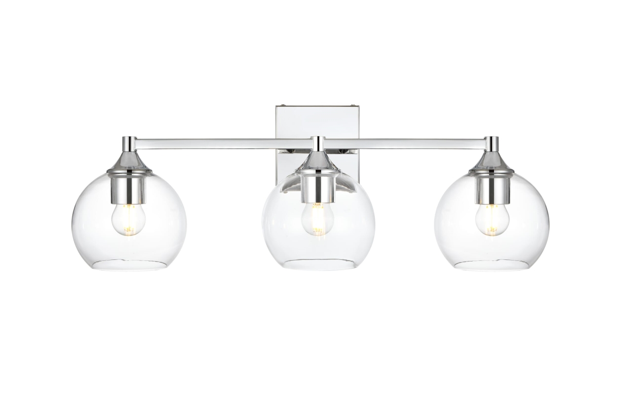 Picture of Living District LD7308W25CH 25 in. Foster 3 Lights Wall-Mounted Bath Sconce Light&#44; Chrome