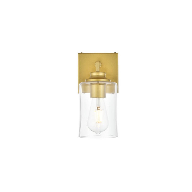 Picture of Living District LD7314W5BRA 5 in. Ronnie 1 Lights Wall-Mounted Bath Sconce Light, Brass