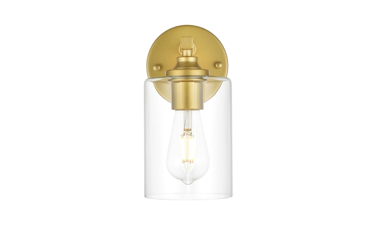 Picture of Living District LD7315W5BRA 5 in. Mayson 1 Lights Wall-Mounted Bath Sconce Light&#44; Brass
