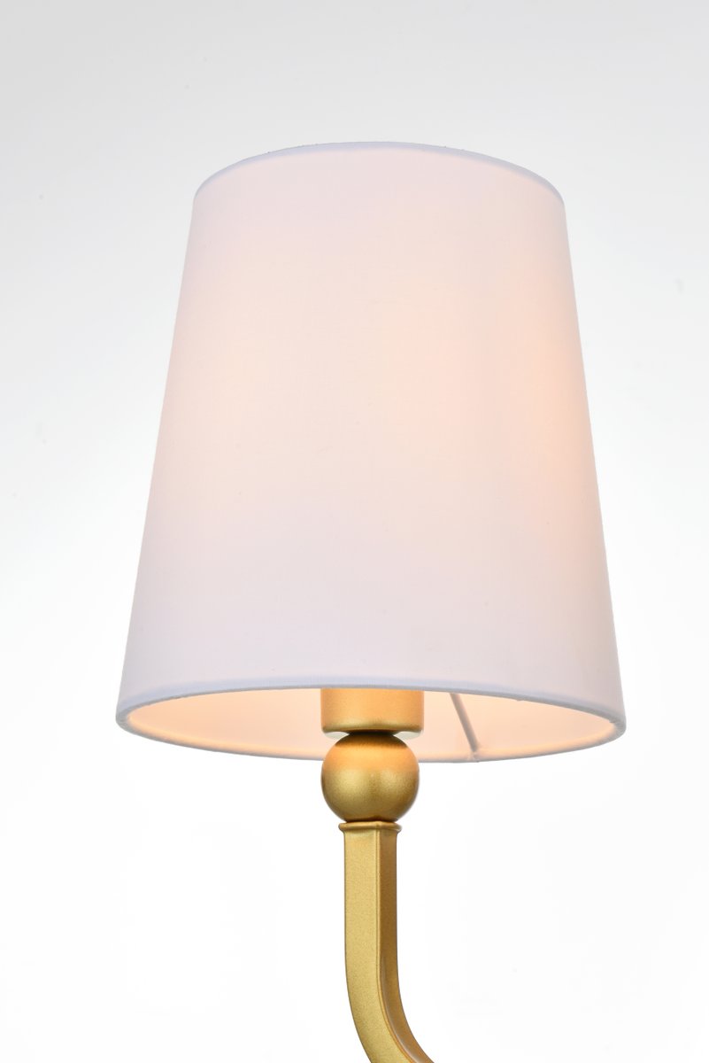 26 in. Colson 3 Light Bath Sconce Wall Light, Brass