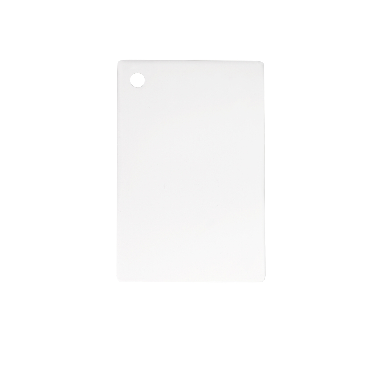 3 in. Metal Finish Sample, White