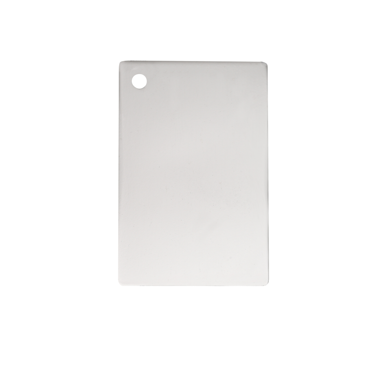 3 in. Metal Finish Sample, Polished Nickel
