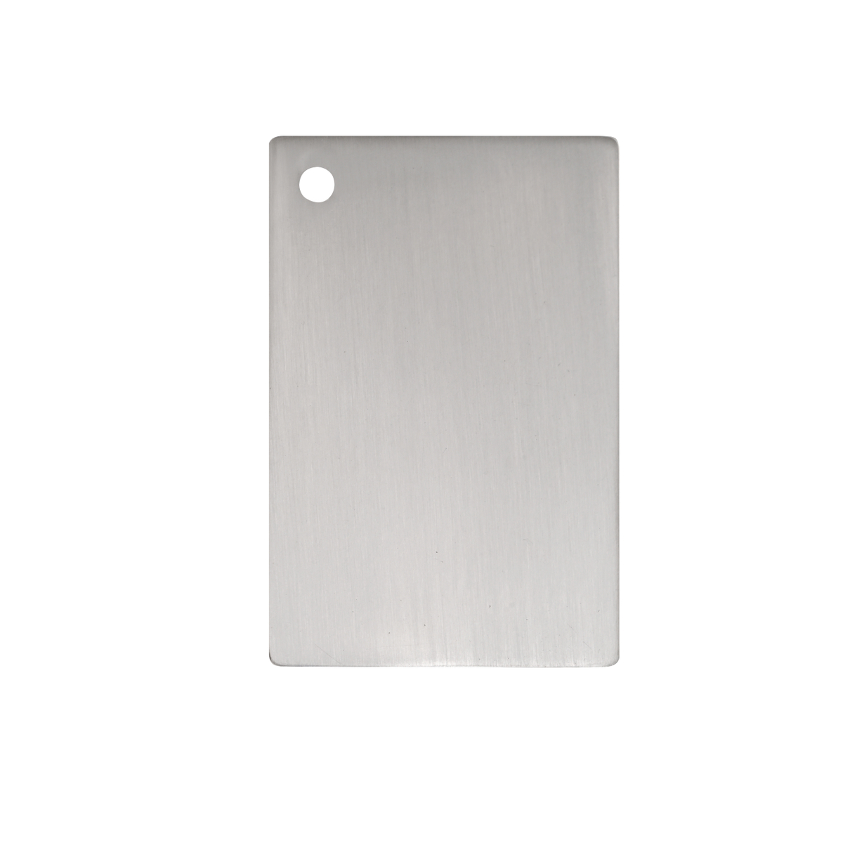 3 in. Metal Finish Sample, Burnished Nickel