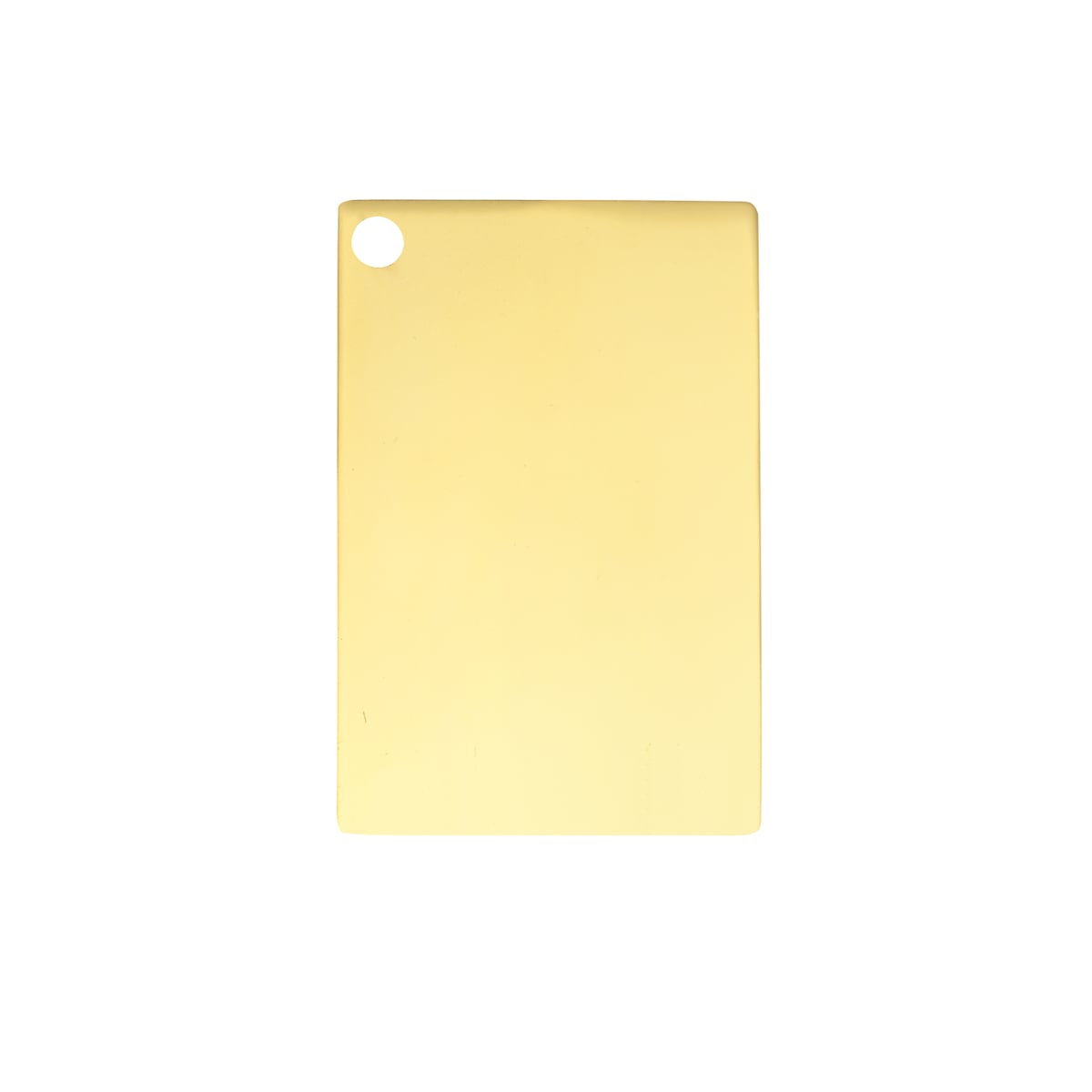 3 in. Metal Finish Sample, Gold