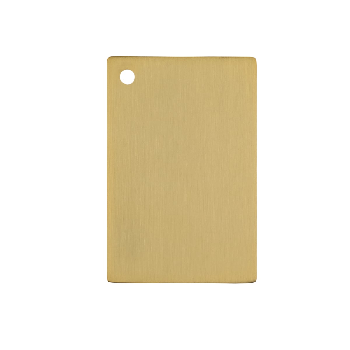 3 in. Metal Finish Sample, Satin Gold