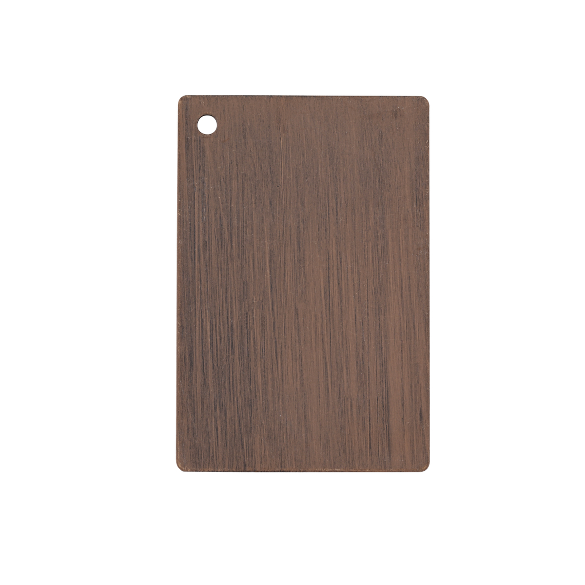 3 in. Metal Finish Sample, Weathered Oak