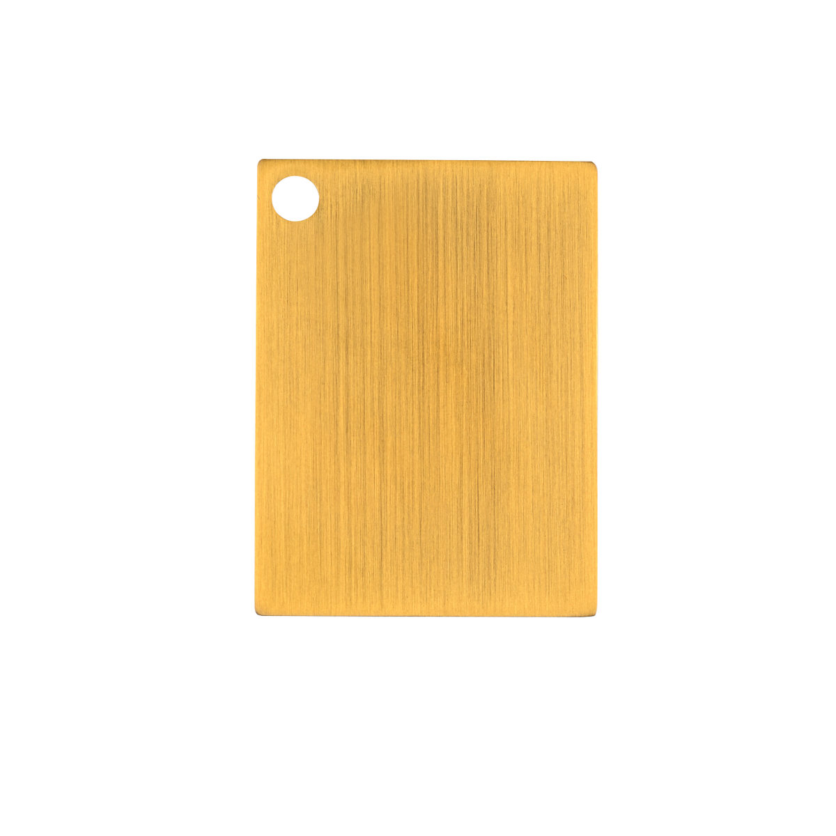 3 in. Metal Finish Sample, Light Antique Brass