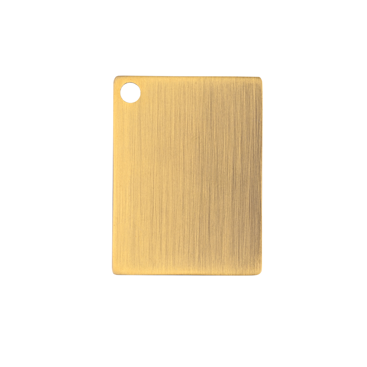 3 in. Metal Finish Sample, French Gold