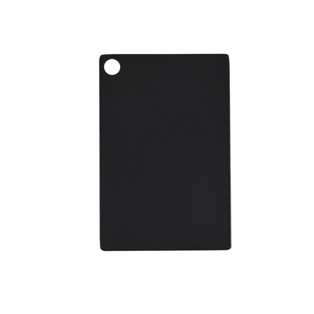 3 in. Metal Finish Sample, Black