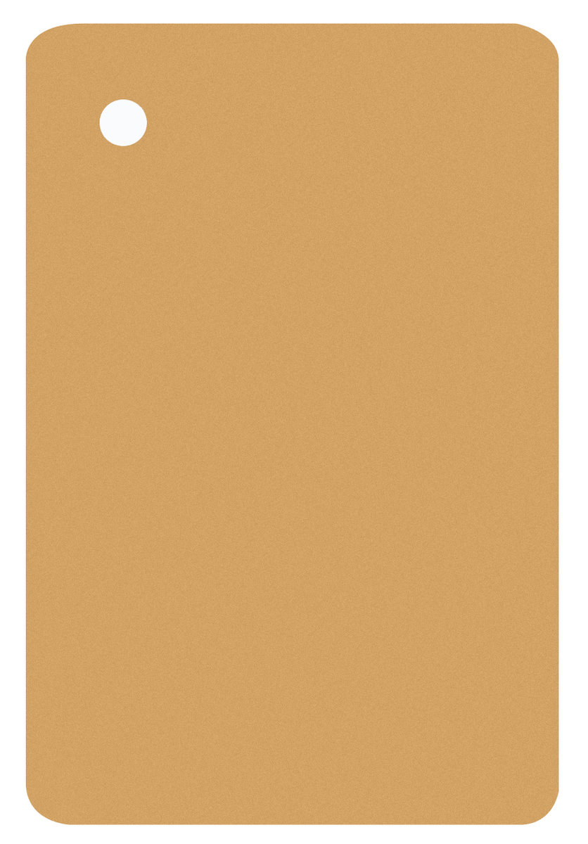 3 in. Mirror Metal Finish Sample, Black