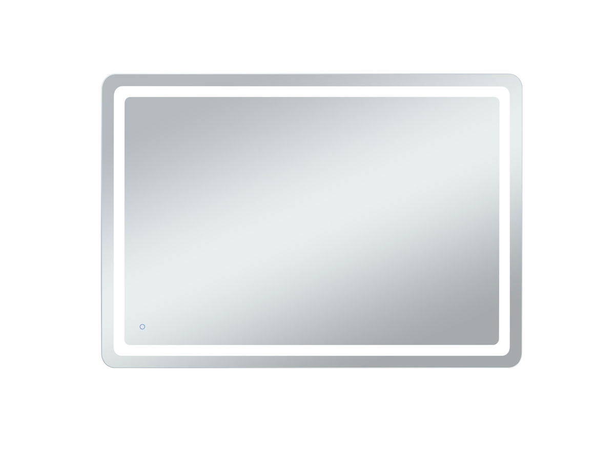 42 x 60 in. Genesis Soft Edge LED Mirror, Glossy white