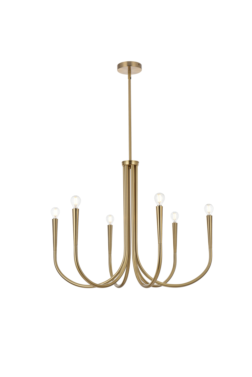 30 in. Layne Chandelier, Gold