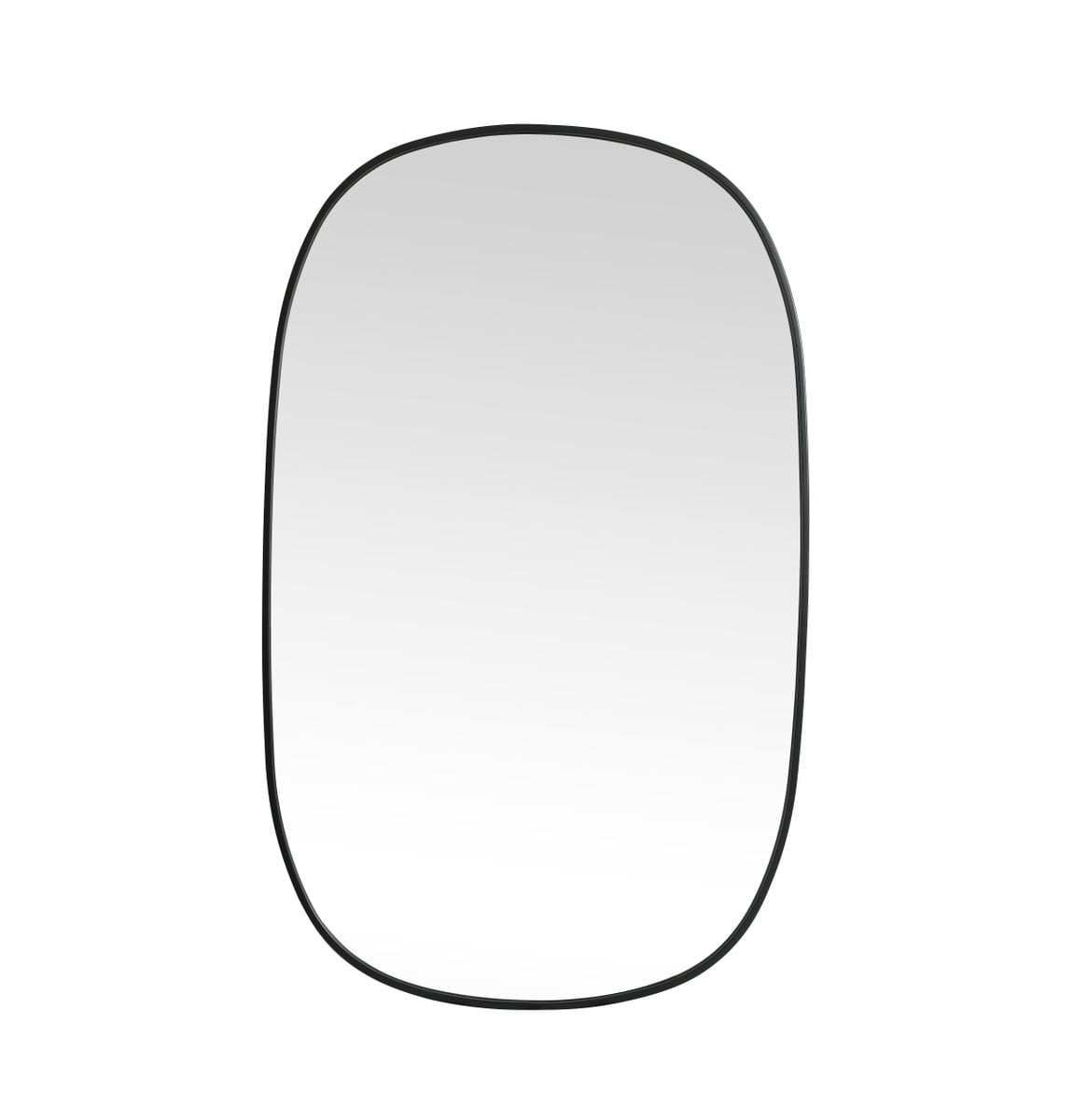 MR2B3048BLK 30 x 48 in. Metal Frame Oval Mirror, Black