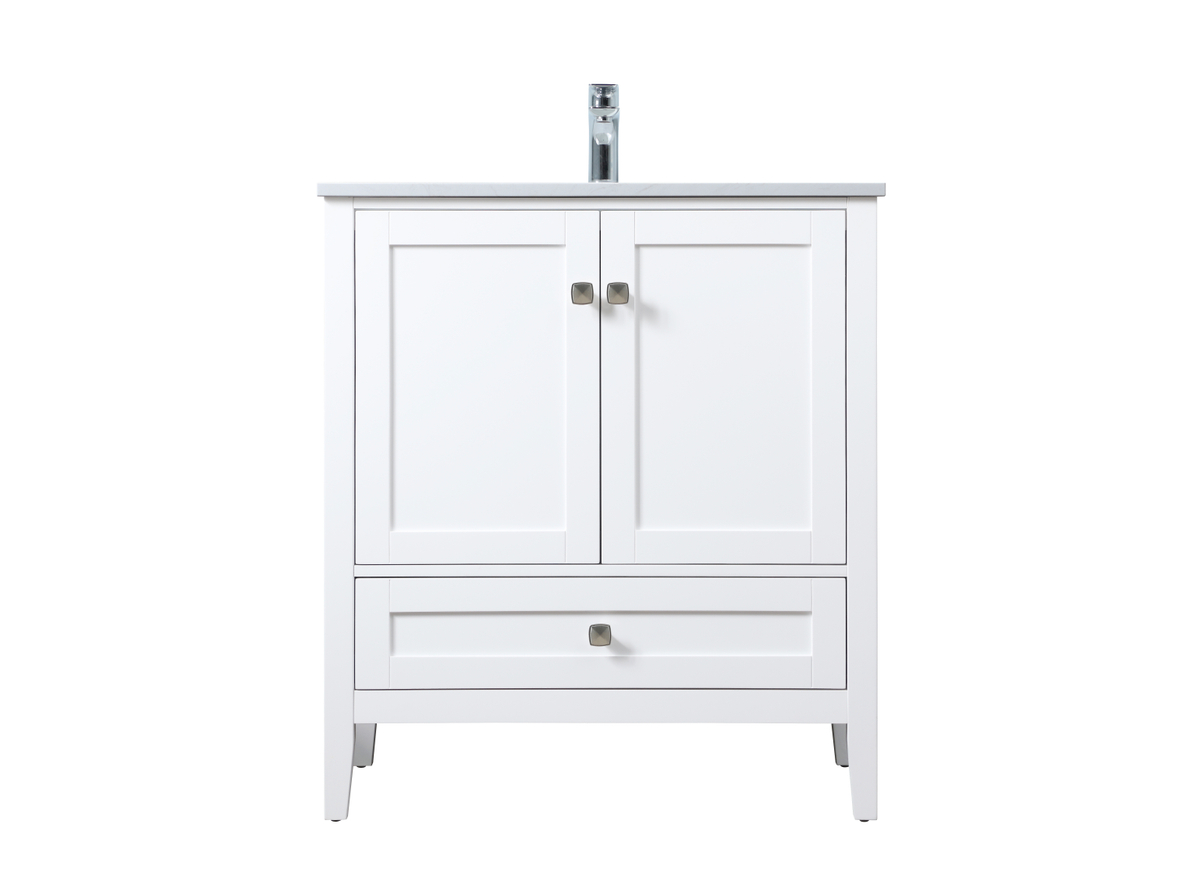 VF21130WH 30 in. SIngle Bathroom Vanity, White