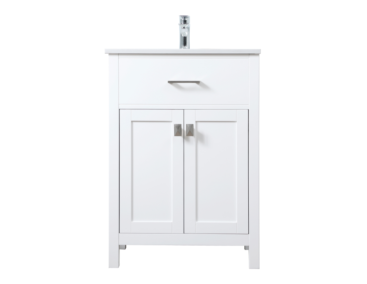 Picture of Elegant Kitchen & Bath VF28824WH 24 in. SIngle Bathroom Vanity&#44; White