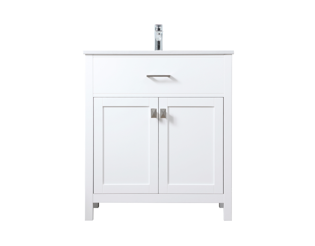 Picture of Elegant Kitchen & Bath VF28830WH 30 in. SIngle Bathroom Vanity&#44; White