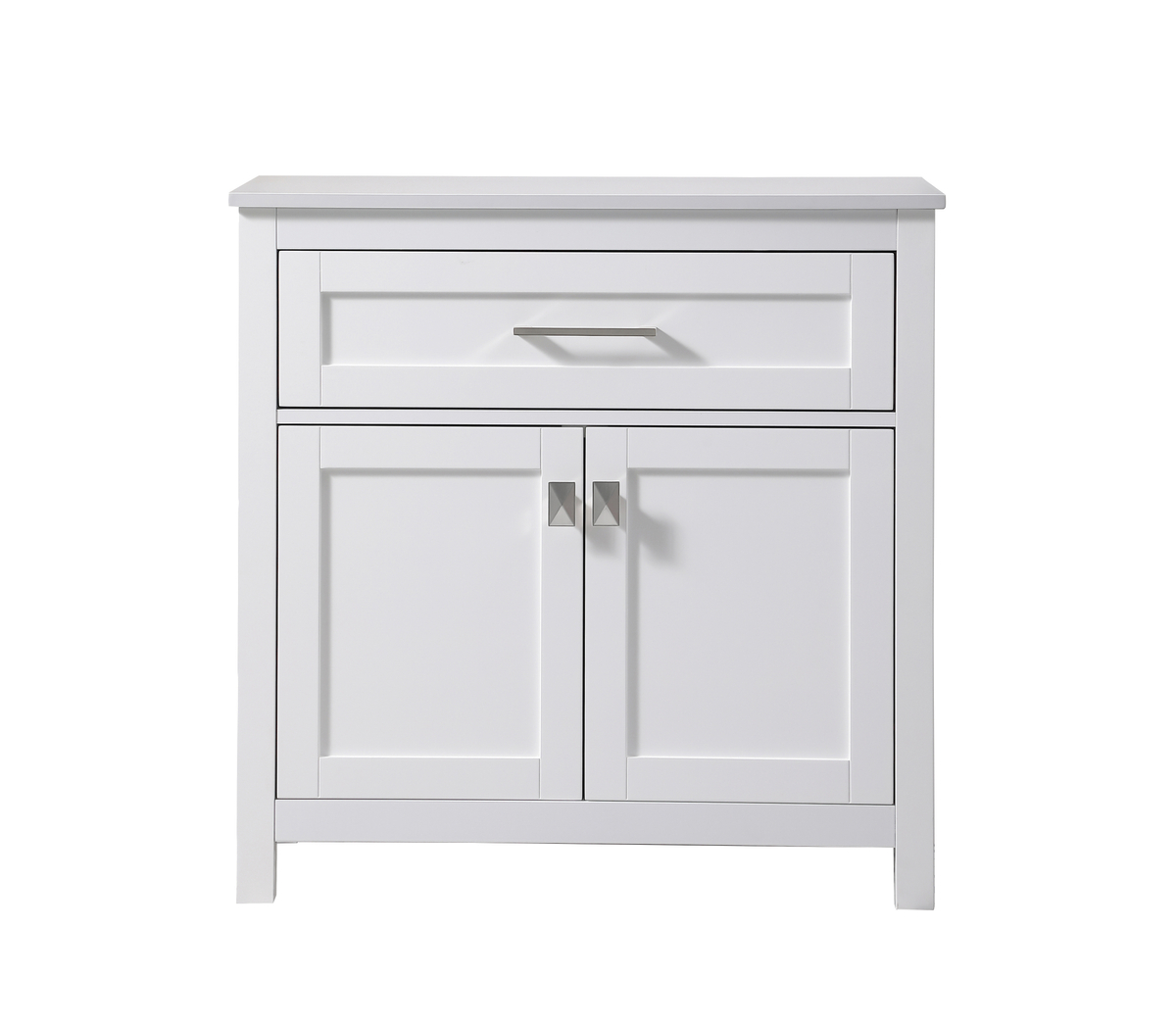 SC013030WH 30 in. Wide Bathroom Storage Freestanding Cabinet, White