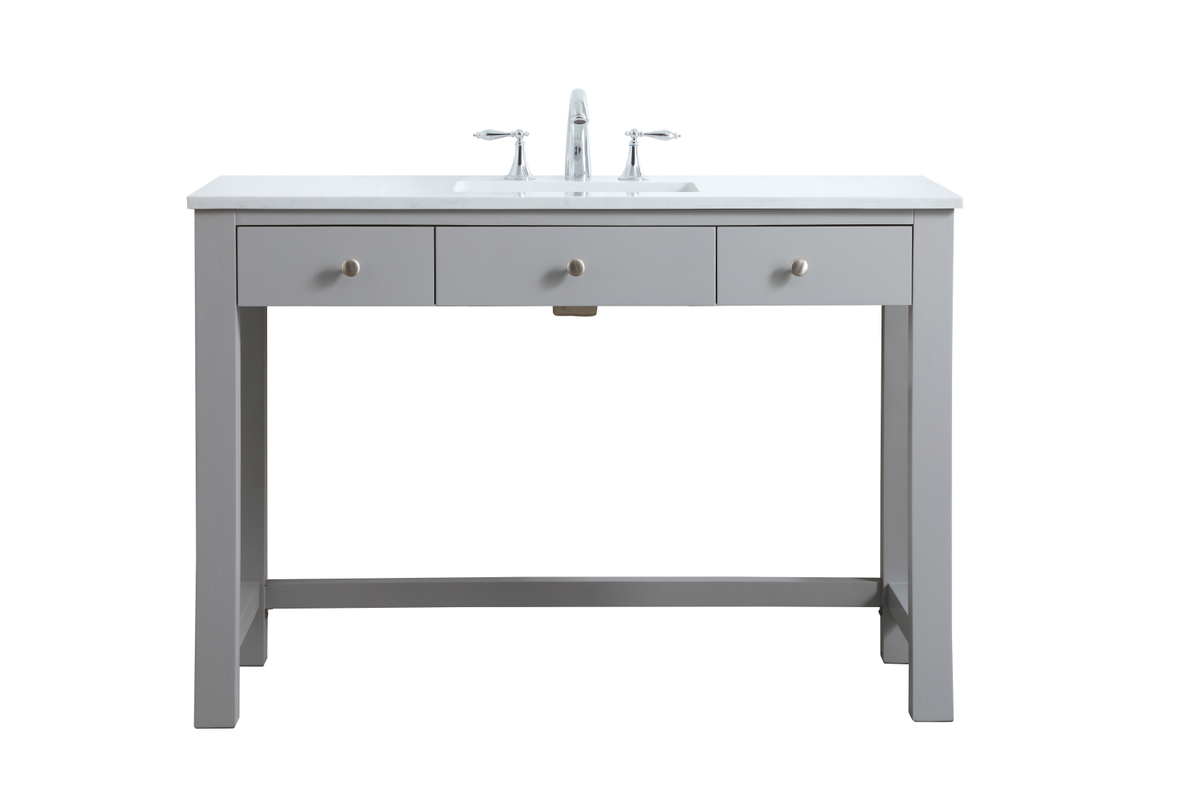 VF14848GR 48 in. ADA Compliant Bathroom Vanity, Grey