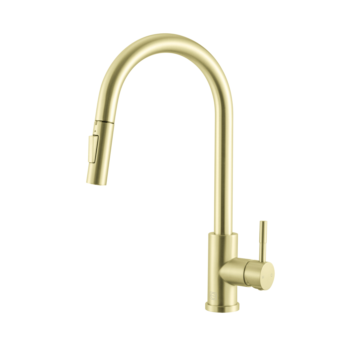 Luca Single Handle Pull Down Sprayer Kitchen Faucet with Touch Sensor, Brushed Gold -  Beku Bakeware, BE4303236