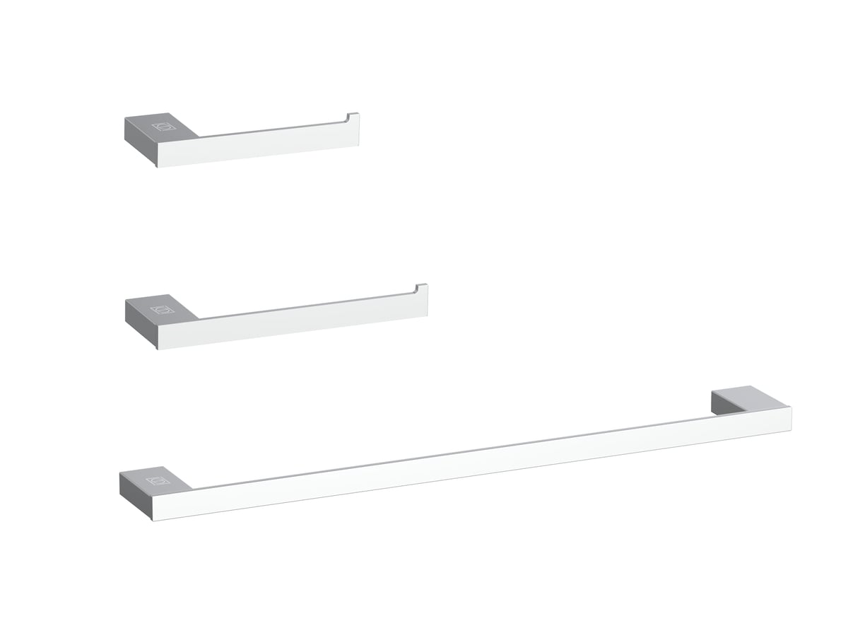 Sofia 3 Piece Bathroom Hardware Set, Chrome
