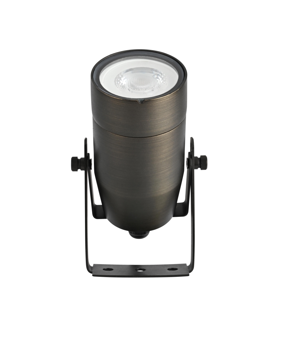 C2236-DB 2 x 4.5 in. Outdoor 12V Cast Brass Spot Light, Dark Bronze