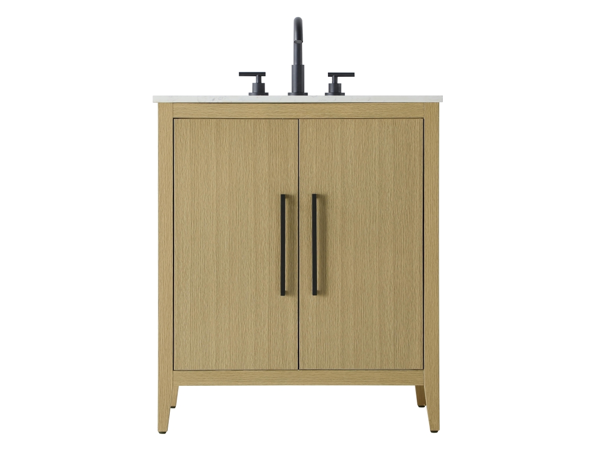 VF29330MHB 30 in. Single Bathroom Vanity, Honey Brown