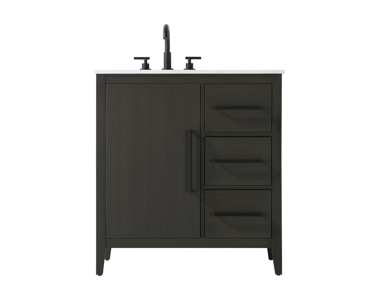 VF29332MMB 32 in. Single Bathroom Vanity - Mocha Brown