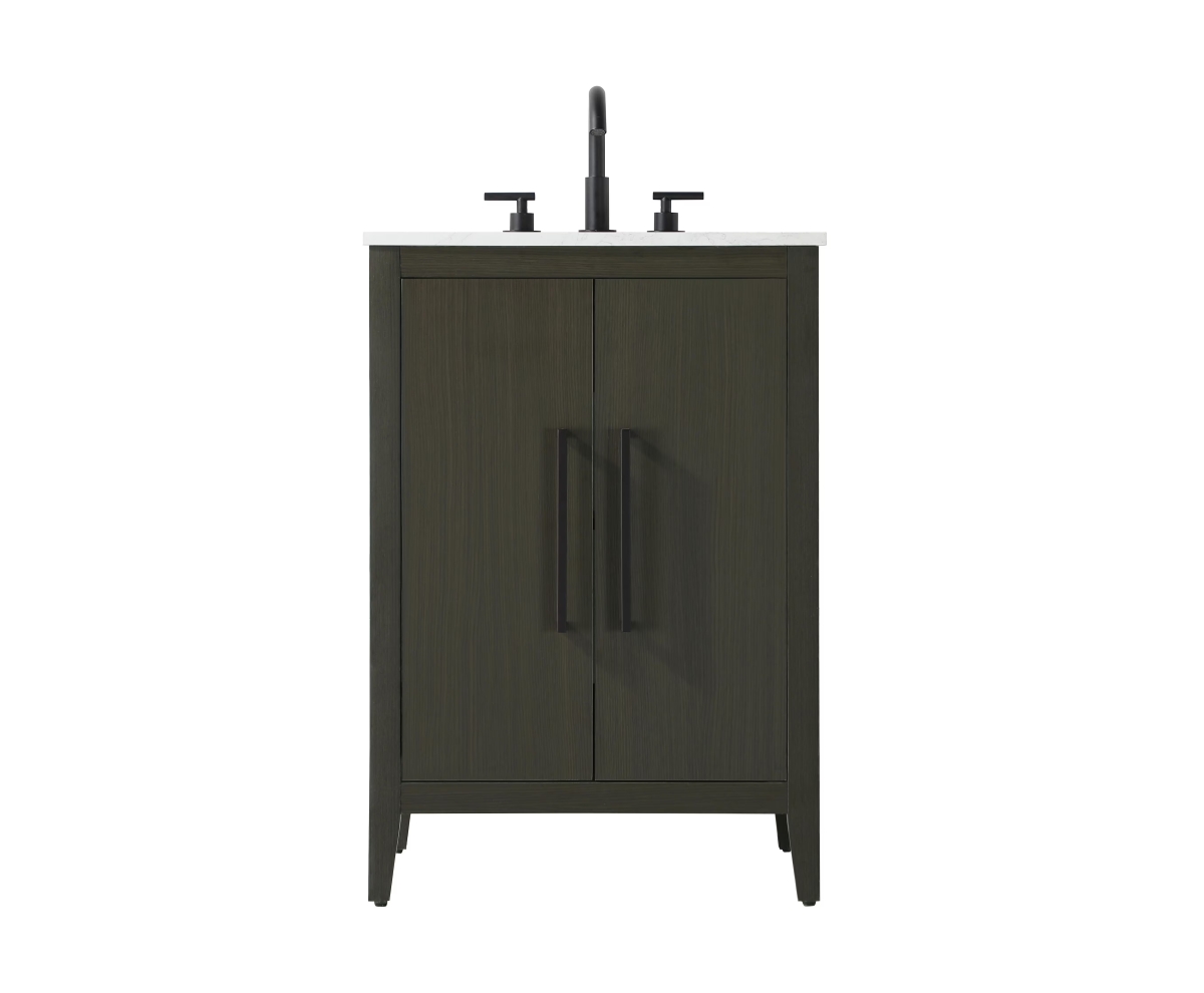 VF29324MMB 24 in. Single Bathroom Vanity - Mocha Brown