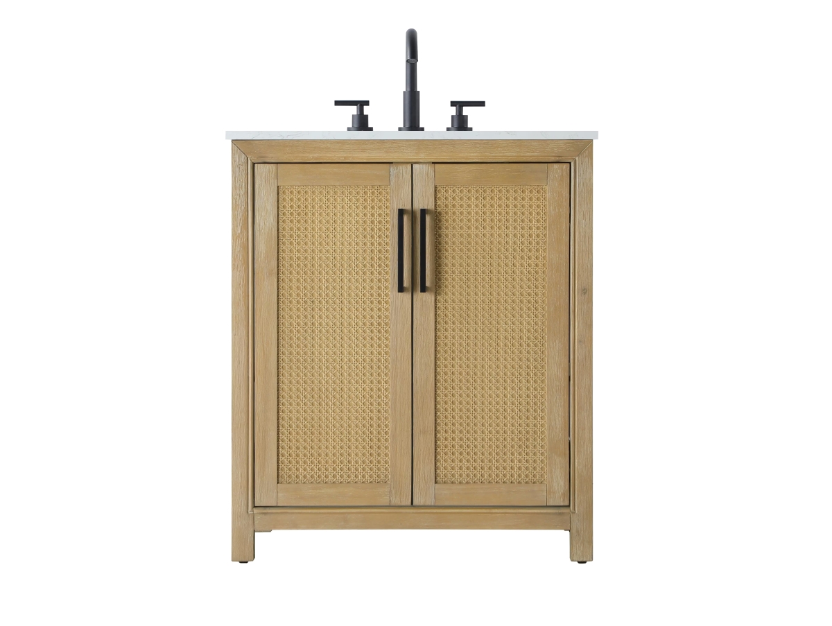 VF29530LO 30 in. Single Bathroom Vanity - Linen Oak