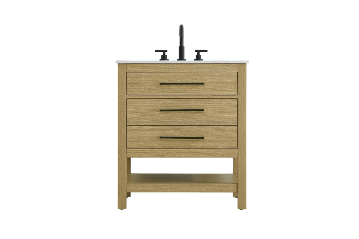 VF60530MHB 30 in. Karson Single Bathroom Vanity, Honey Brown